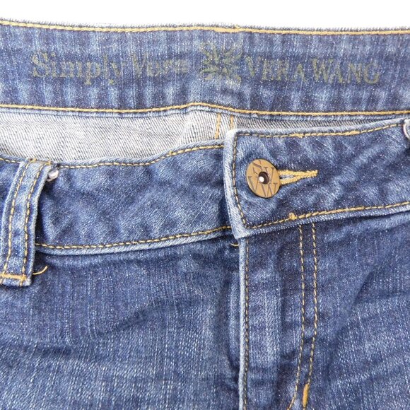 Women's Simple Vera Vera Wang Blue Jeans Sz. 10 - Picture 8 of 9